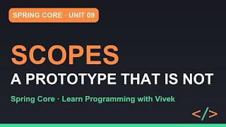 Full Spring Framework Core: Scopes and the Injection Trap | Unit 09 News