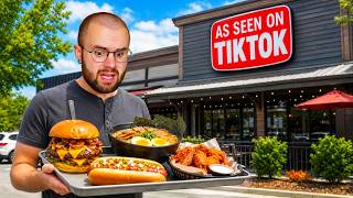Eating at Viral TikTok Restaurants for 96 HOURS