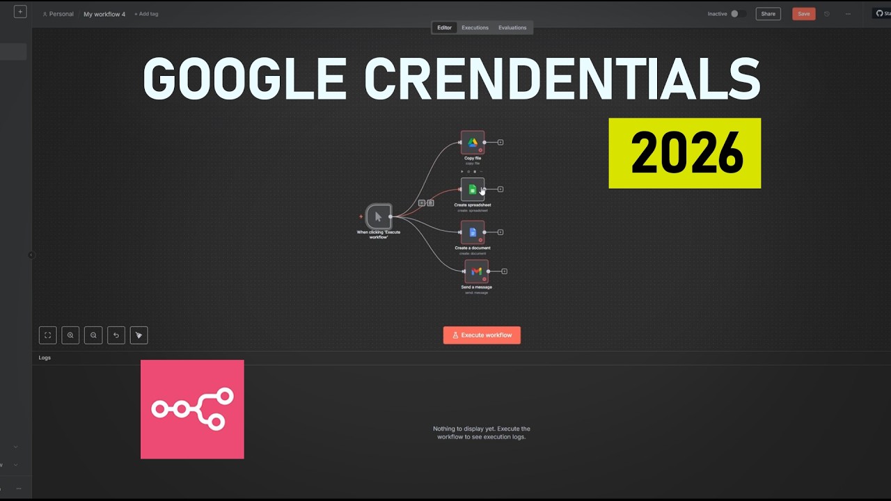 Google Cloud OAuth setup for n8n tutorial thumbnail