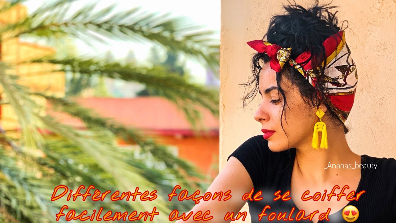 COIFFURES D'ÉTÉ FACILES A FAIRE AVEC DES FOULARDS 🎀 تسريحات الشعر الصيفية المختلفة