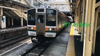 211系A52編成 普通伊勢崎行き 高崎駅発車