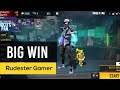 Big win in free fire clash squad ranked gameplay  rudester gamer