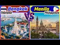 Bangkok vs Manila | Thailand vs Philippines (Two important cities in Asean)