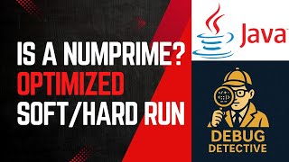 Check if a Number is Prime or not || prime number in range || optimized || java || Lecture -1