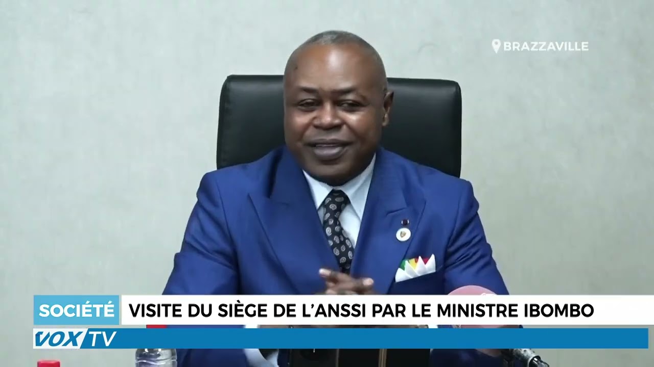 Visite du siège de l’ANSSI par le Ministre IBOMBO