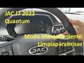 Jac J7 2022 Quantum ( Limpiaparabrisas Automatico y como poner modo mantenimiento)