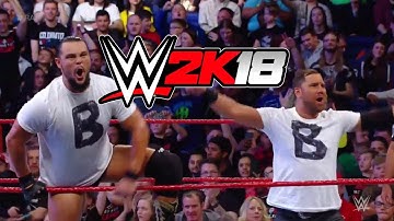 WWE 2K18 "THE B TEAM" Bo Dallas & Curtis Axel Entrance, Signatures, & Finishers