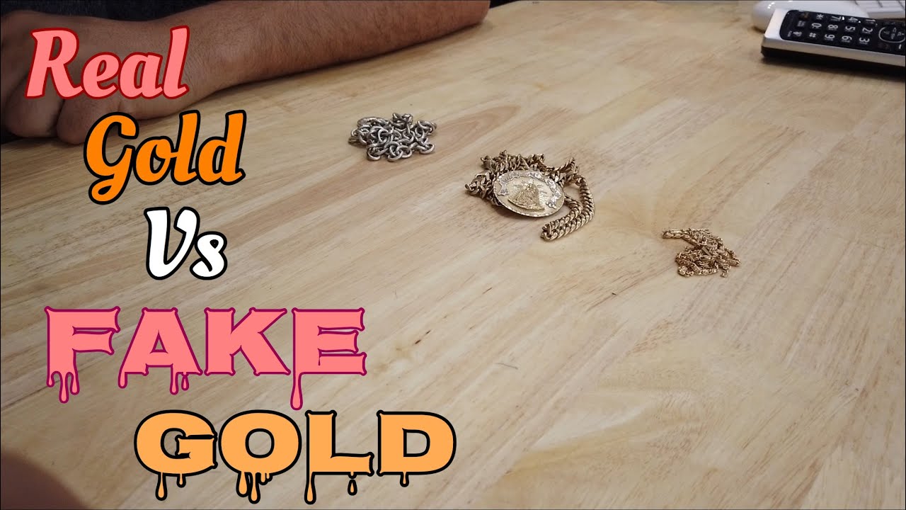 Real Gold Vs Fake Gold YouTube