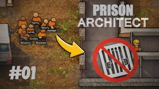 Häftlinge kommen - Zellen fehlen! | Prison Architect [01] | Gefängnis Bausimulation