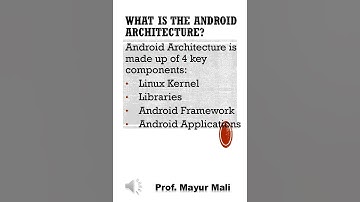What is the Android Architecture | Android Exam | Android Interview Questions and Answers