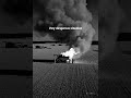 Combine #Harvester on Fire! #Firefighters Rush to Save the Field #farming #unlucky #drone