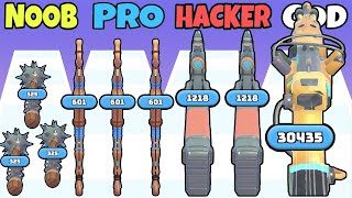 NOOB vs PRO vs HACKER vs GOD in Weapon Evolution