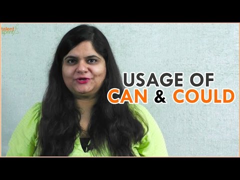 Usage of CAN and COULD  |  English Communication Tips | TalentSprint - Usage of CAN and COULD  |  English Communication Tips | TalentSprint