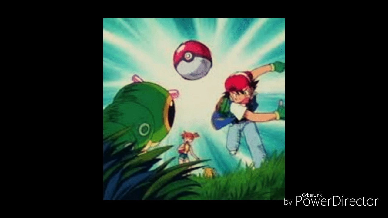 ASH CATCHES A CATERPIE LOL