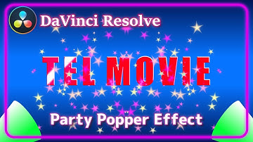 使い勝手のいいパーティークラッカーエフェクト！【DavinciResolve/ダビンチリゾルブ】【How To Fusion】
