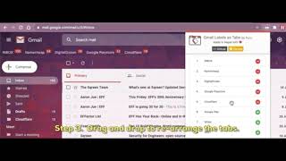 Demo: "Gmail Labels as Tabs" extension for Google Chrome screenshot 3