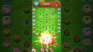 Blossom Blast Saga level 107 no boosters NEW screenshot 5