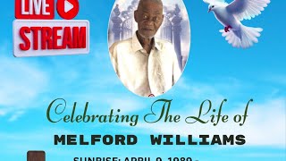 Thanksgiving Service   graveside for mr melford william