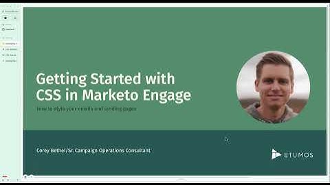 Getting Started with CSS in Marketo Engage