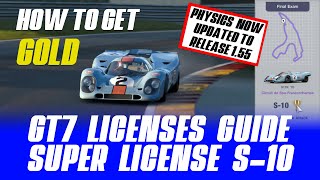 Gt7 Super License S-10 Update 1.55 - Step By Step Tutorial Guide - Spa In The Porsche 917K S10