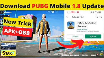 How to Download & Install PUBG Mobile 1.8 Update| 1.8 Update option Not Show in Play Store Error fix