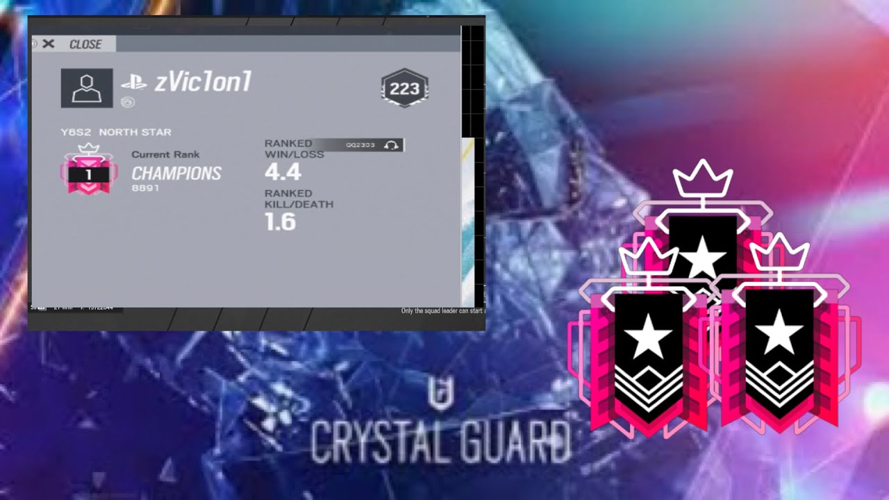 *BEST* Operation Crystal Champion in the WORLD - Rainbow Six Siege ...