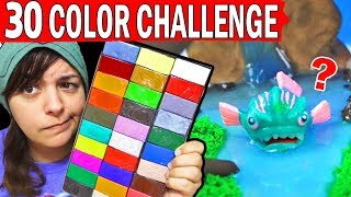 30 COLOR SCULPTURE CHALLENGE Fortnite Battle Royale Leviathan, Raven, Wukong Skin Polymer clay