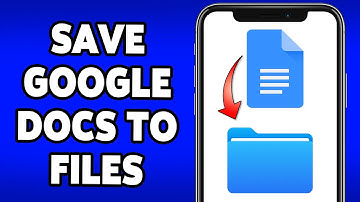 How To Save Google Docs To Files On iPhone 2024 | Organize Google Docs On iPhone Device