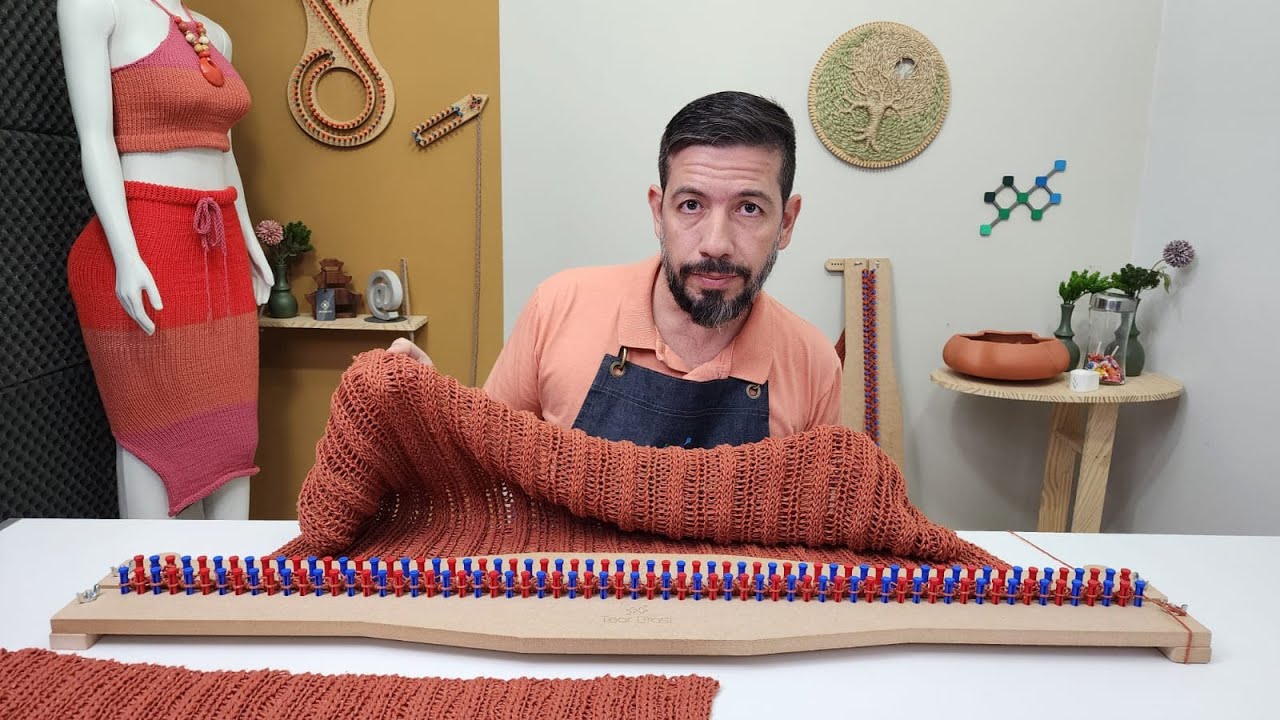 MANTA e TAPETE no TEAR LINEAR | Parte 1.