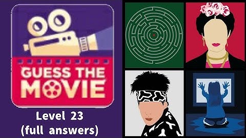 Guess The Movie Quiz - Level 23 walkthrough (with full answers)