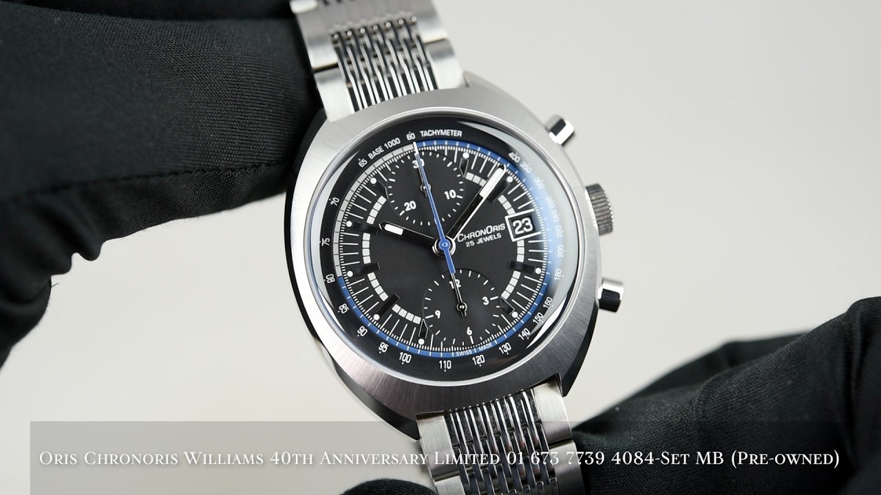 Oris Chronoris Williams 40th Anniversary Limited 01 673 7739 4084