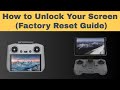 DJI RC2 &amp; RC Pro 2: How to Unlock Your Screen Factory Reset Guide #shaunthedrone