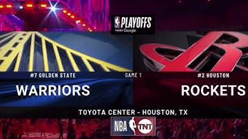 Warriors vs Rockets Game 1 NBA On TNT Intro/Theme | 2025 NBA Playoffs