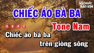 Chiếc Áo Bà Ba Karaoke Tone Nam Nhạc Sống