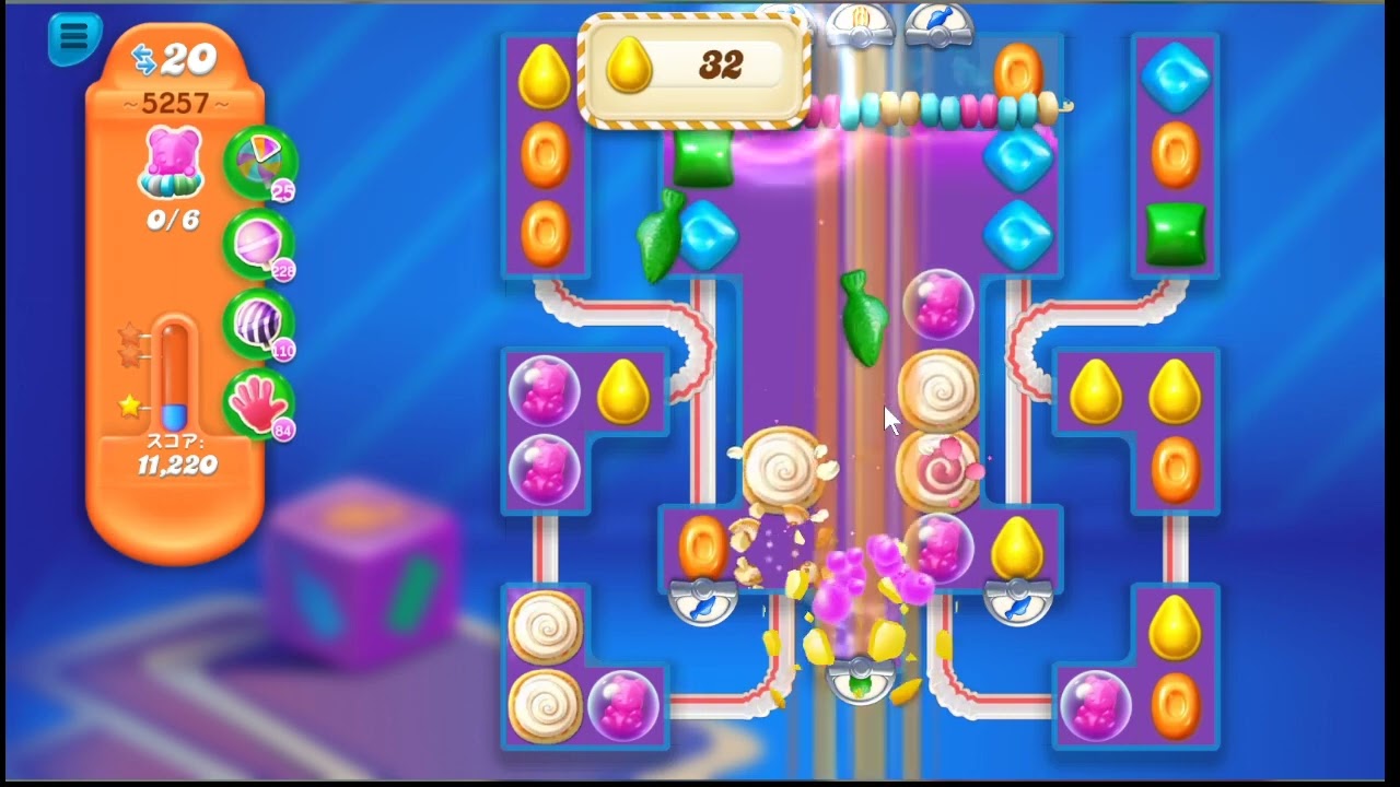 Candy Crush Soda Saga level 5257 - YouTube
