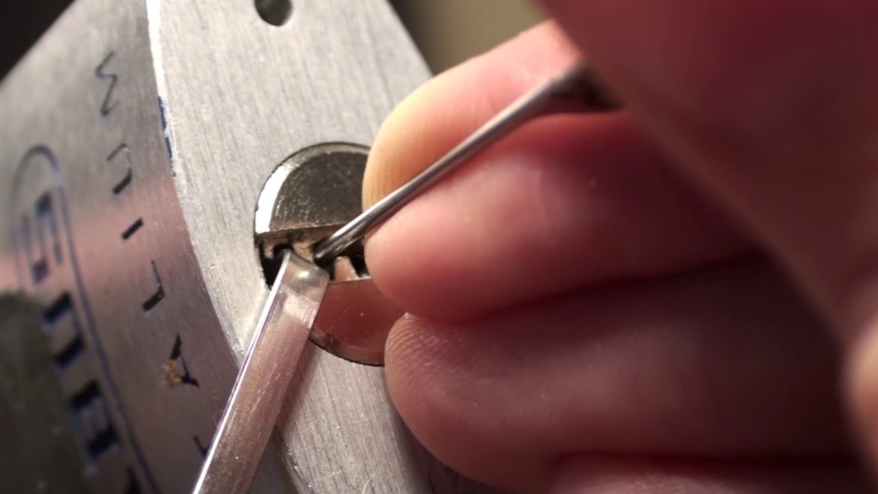 082 ABUS 96CSTI/50 Dimple Padlock picked