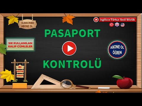 Video: Pasaport Kontrolünde Nasıl Kontrol Edilir