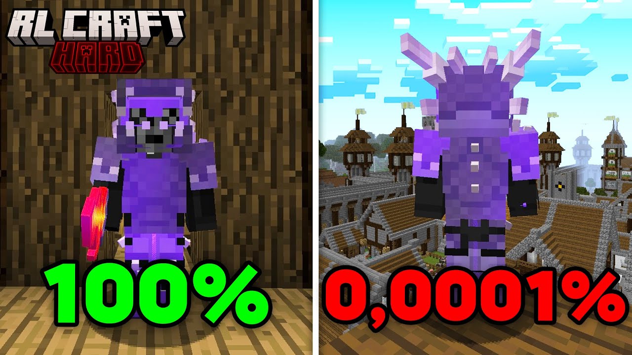 Mon PLUS GROS COUP DE CHANCE en HARD sur RLCraft.. #28 - YouTube