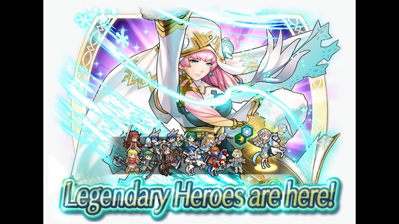 Fire Emblem Heroes - Summoning for Gunnthrá! Legendary Hero banner!