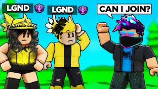 I Snuck into a CLAN TRYOUT in Roblox BedWars!