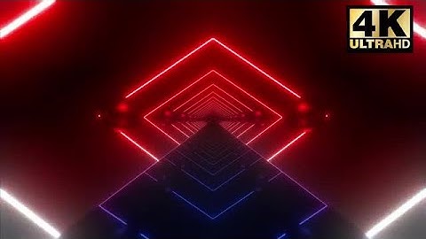 Red Shape Neon Vj Loop Pack Stock Motion Graphics