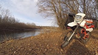 Зимние покатушки в Лесу/Yamaha DT 50/ Невинномысск зеленчук