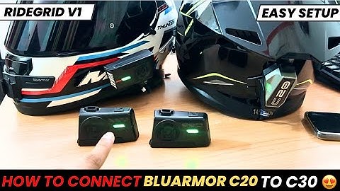 How To Connect Bluarmor C20 to C30 via RideGrid #bluarmorc20 #bluarmorc30