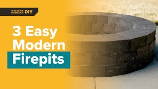 Elevate Your Backyard With These DIY Modern Fire Pits