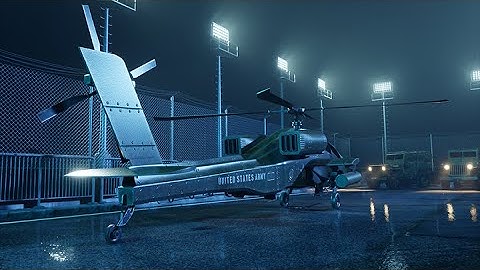 AH64D Apache Helicopter - Blender 2.9