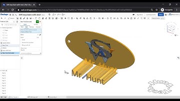Onshape keychain adding text part 2