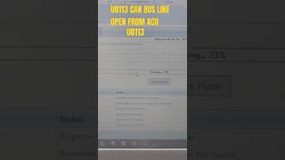 U 0113 CAN BUS LINE OPEN FROM ACU #ashokleylandtrucks