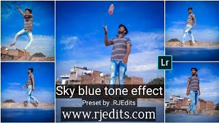 lightroom mobile sky blue tone colour effect ||free dng preset download || lr toturiel RJEdits... screenshot 5