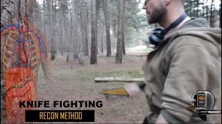Realistic knife attack patterns | Knife fighting | techniques | Recon Sparring Knife Fighting Pattern With Application