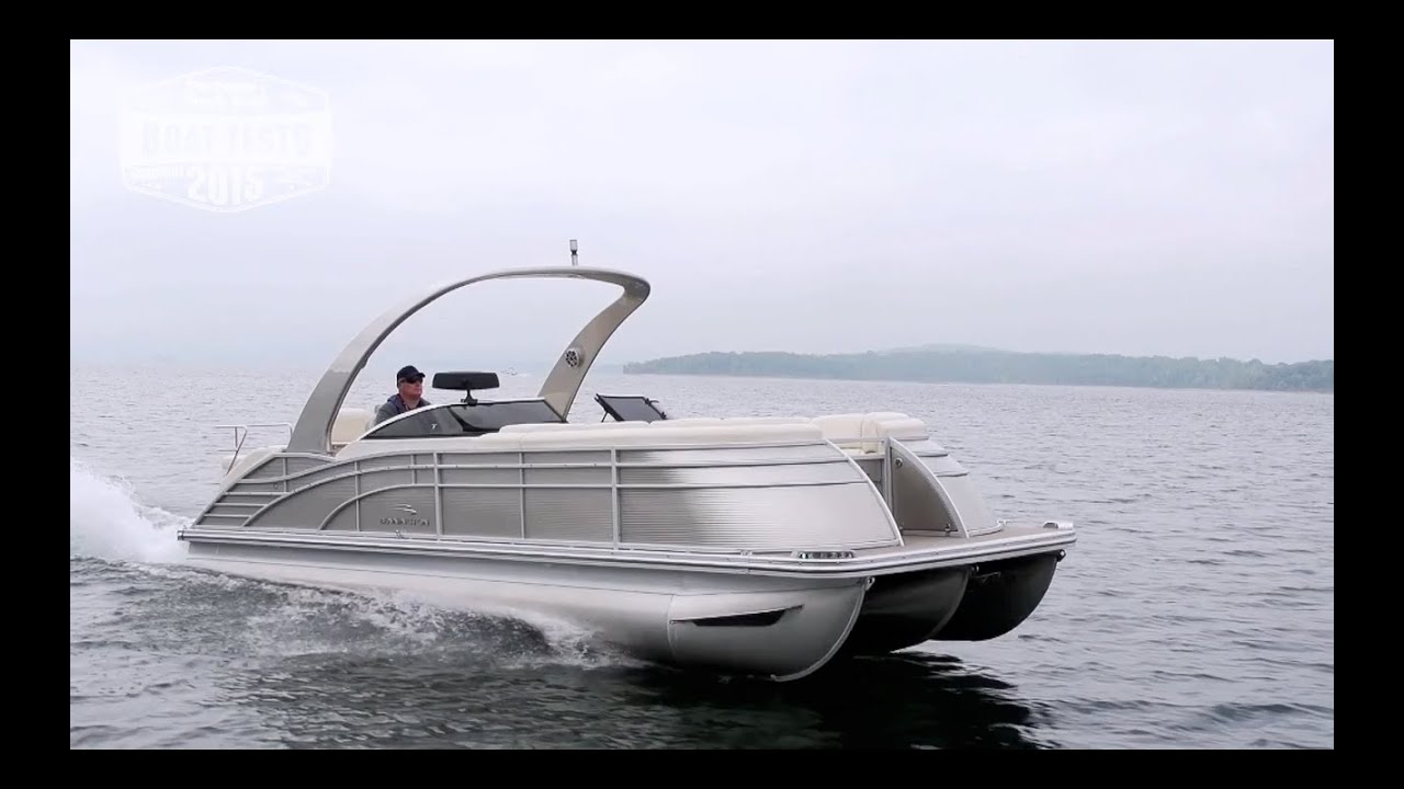 Pontoon &amp; Deck Boat 2015 Shootout Video: 2552 QCWW I/O Sport 